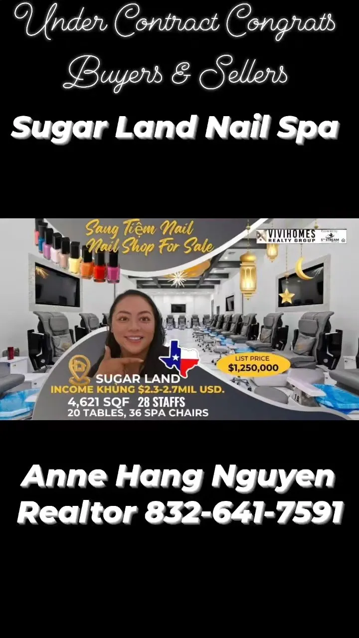 Sugar Land Nail Spa - Tìm chủ mới