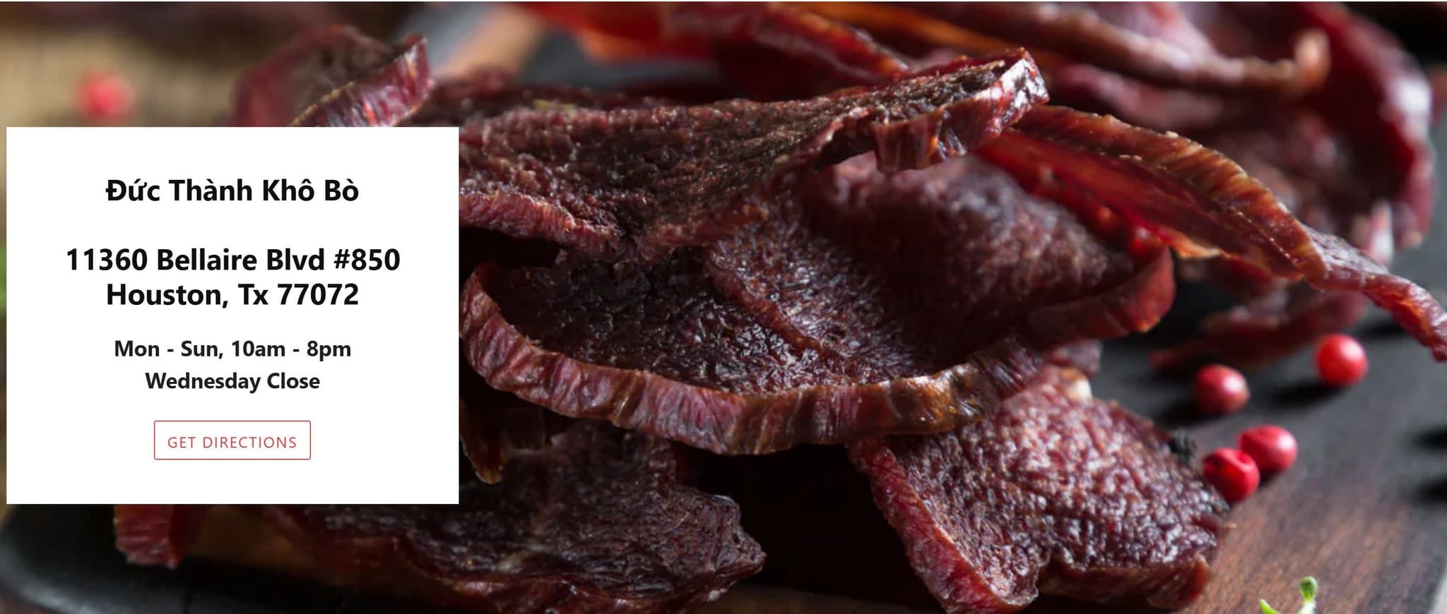 Đức Thành Khô Bò: Đặc Sản Khô Bò & Đồ Ăn Nhanh Cao Cấp 🥩