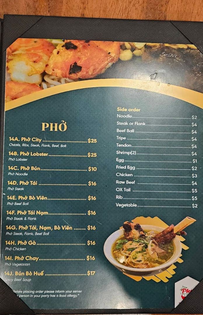 Pho City - Nhà Hàng Việt Nam Chính Gốc Methuen MA