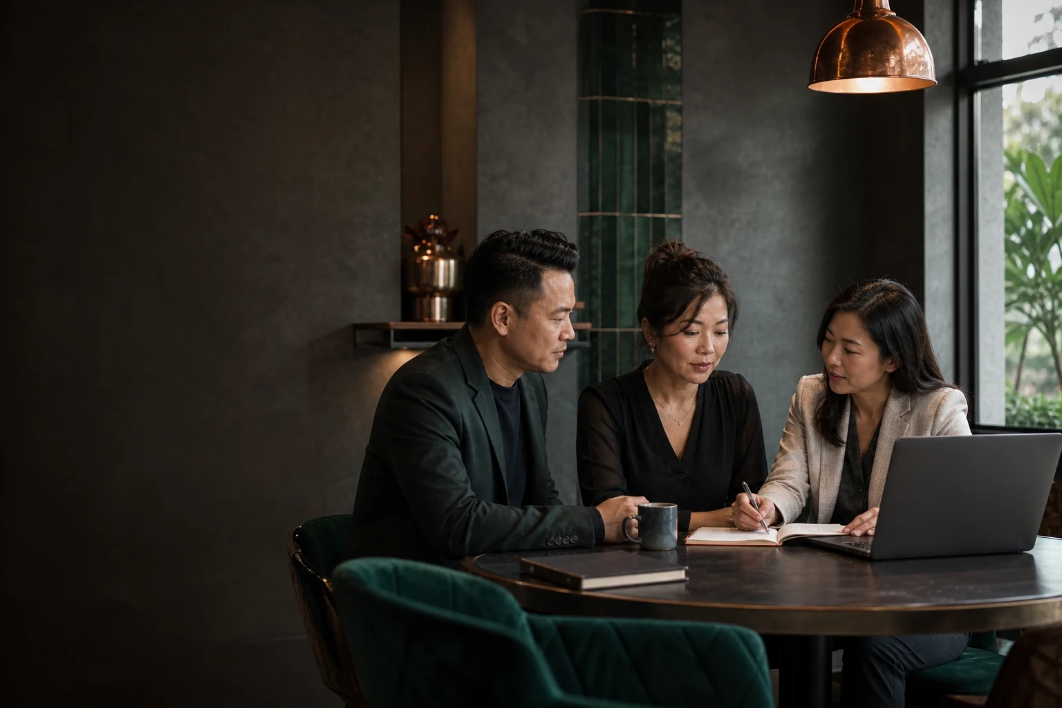 Gia đình chủ doanh nghiệp Việt trao đổi kế hoạch cả năm ở Dallas