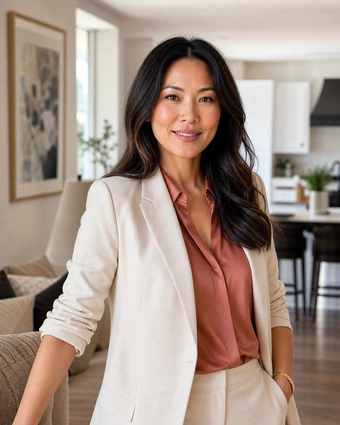 Chân dung minh họa Realtor hư cấu Mai Trần